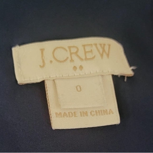 J. CREW Factory Polka Dot Blue Dress Size 0 - Picture 5 of 6